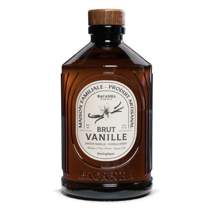Bacanha -- Sirop vanille brut bio - 400 ml