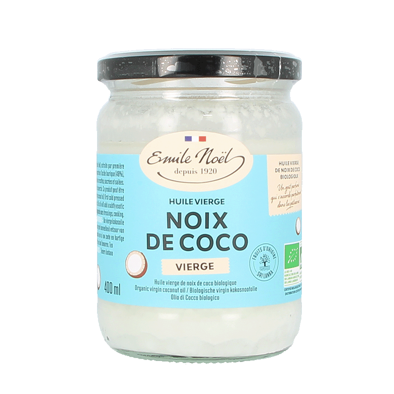 émile Noël -- Huile de coco bio (origine Sri Lanka) - 400 ml