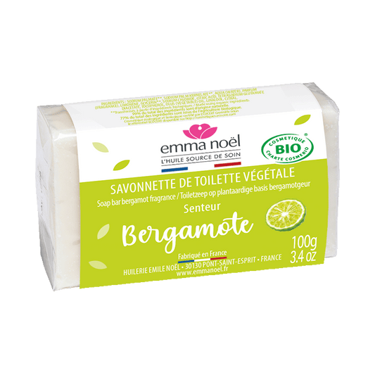 Emma Noël -- Savonnette bergamote bio - 100 g