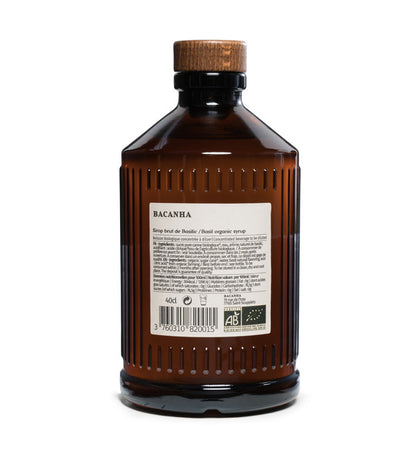 Bacanha -- Sirop de basilic brut bio - 400 ml