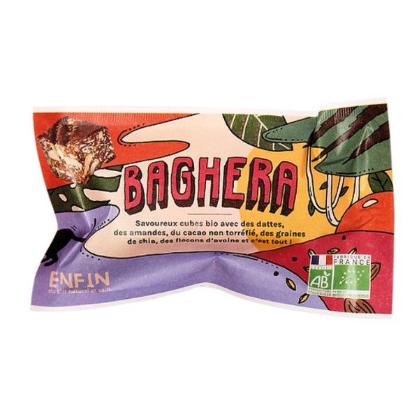Enfin -- Snack baghera classique bio - 3 cubes x 12