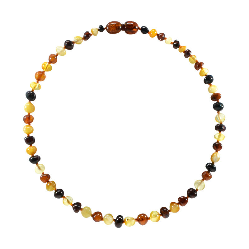 Irréversible -- Collier bébé ambre - multi