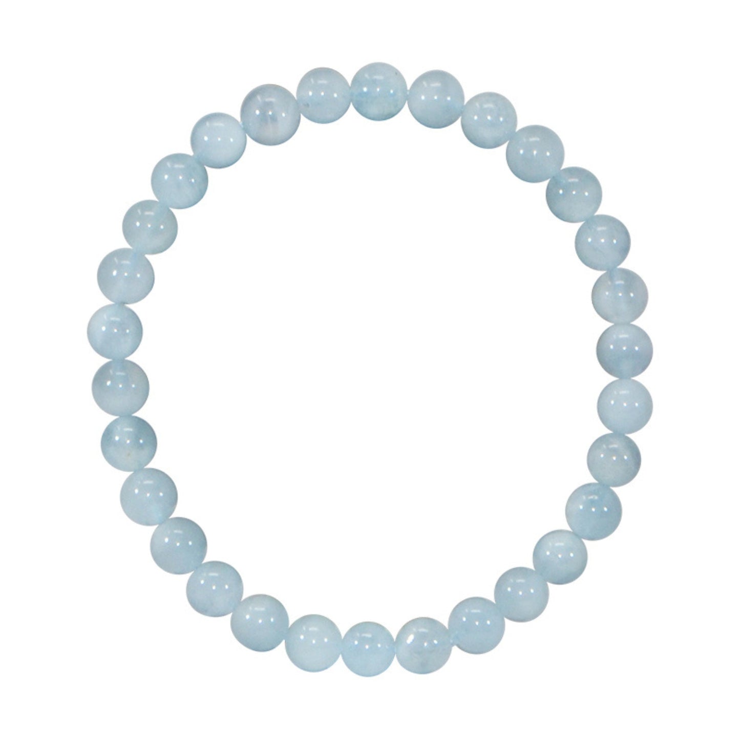 Irréversible -- Bracelet adulte pierre naturelle - aigue marine béryl