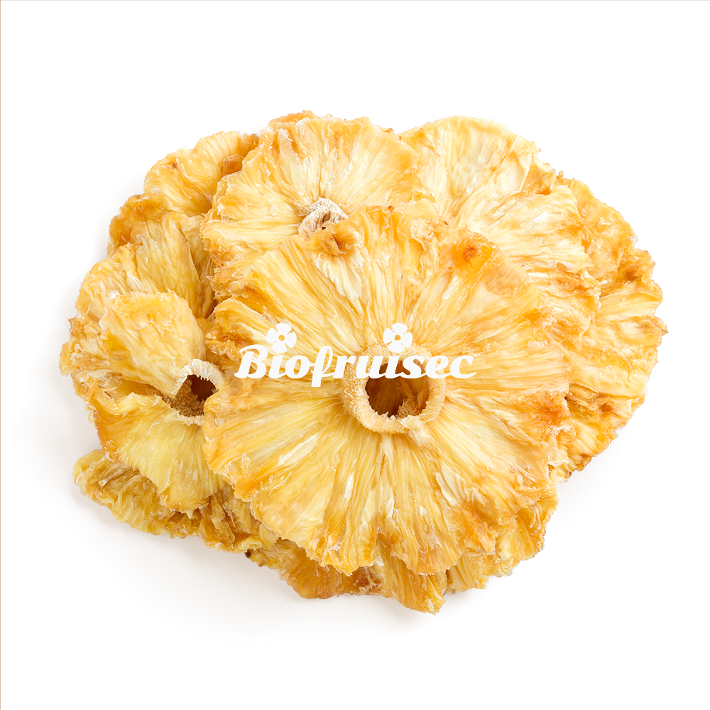 Biofruisec -- Ananas cayenne séché en rondelles equitable bio Vrac (origine Togo) - 2 kg