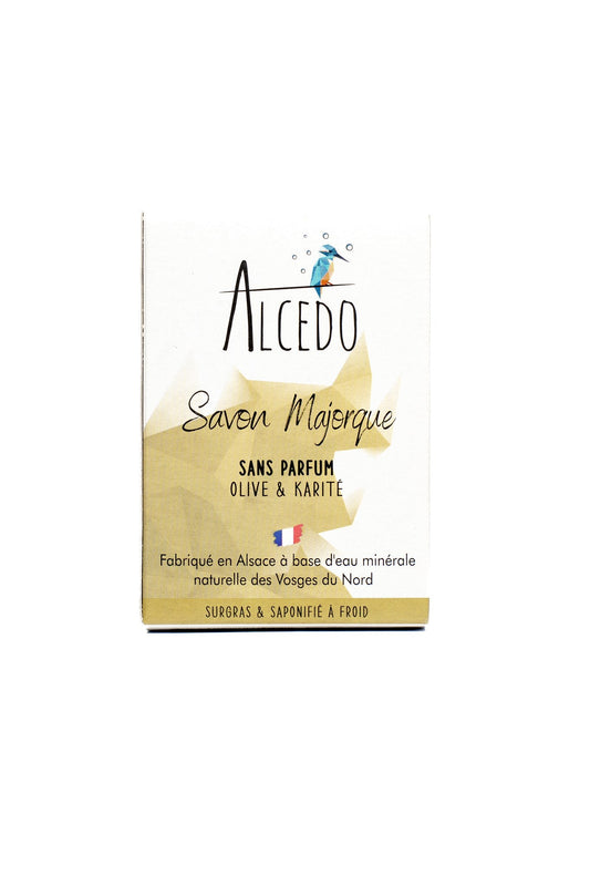 Alcedo -- Savon majorque sans parfum bio (avec étui) - 100 g