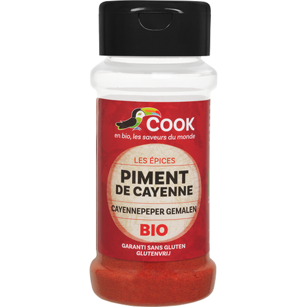 Cook épices -- Piment de cayenne bio (origine UE, Hors UE) - 40 g
