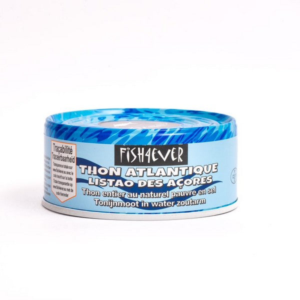 Fish4ever -- Thon entier au naturel pauvre en sel - 160 g