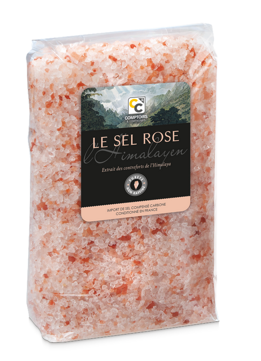 Comptoirs & Compagnies -- Le sel rose de l'himalaya cristaux - 1 kg