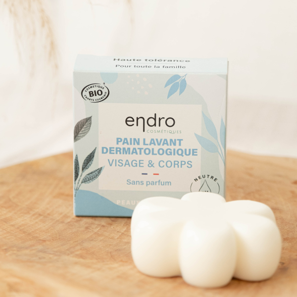 Endro -- Pain lavant dermatologique sans parfum - 85 ml