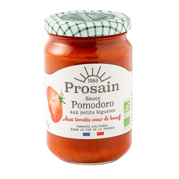 Prosain -- Sauce pomodoro bio aux tomates cœur de bœuf et petits légumes - 295 g