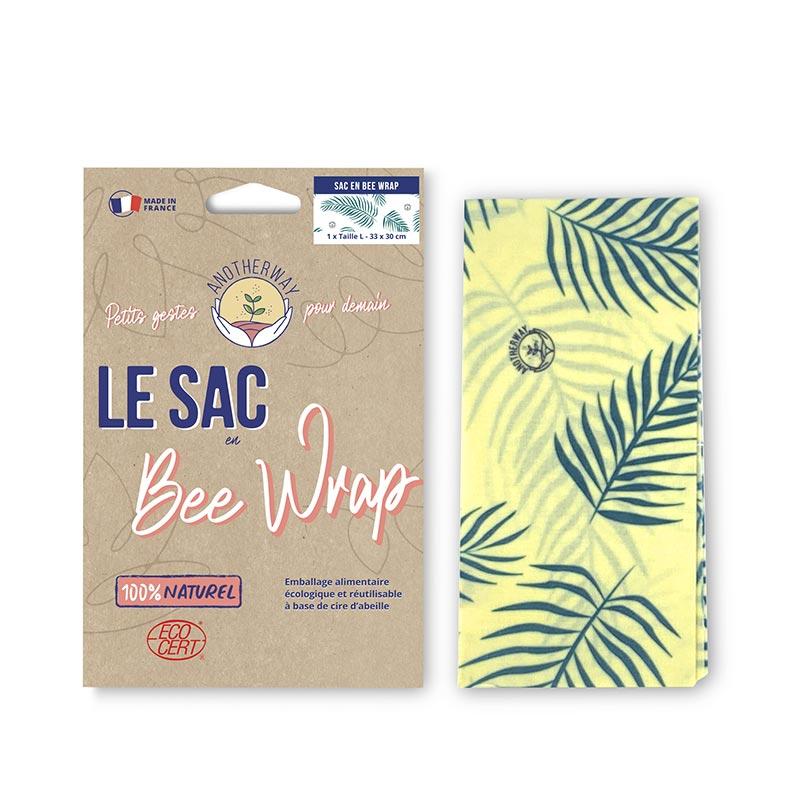 Anotherway -- Sac alimentaire réutilisable tropical taille l