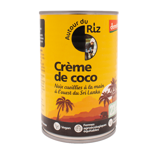 Autour Du Riz -- Crème de coco bio 23% mg demeter équitable - 400 ml