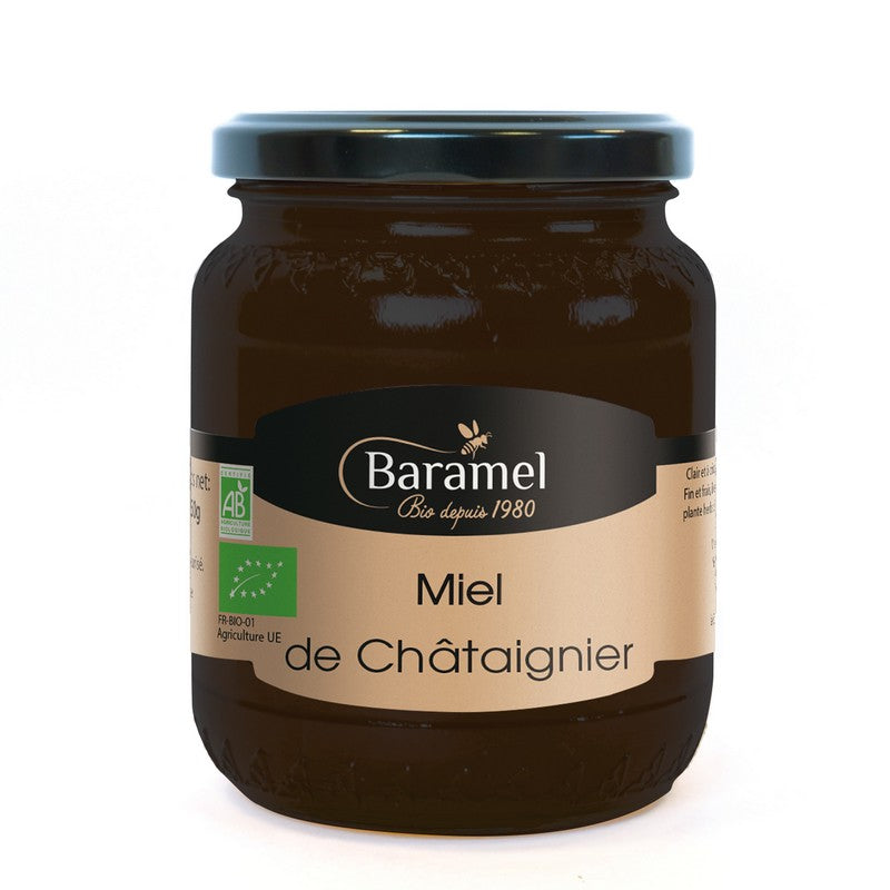 Baramel -- Miel de châtaignier bio - 500 g