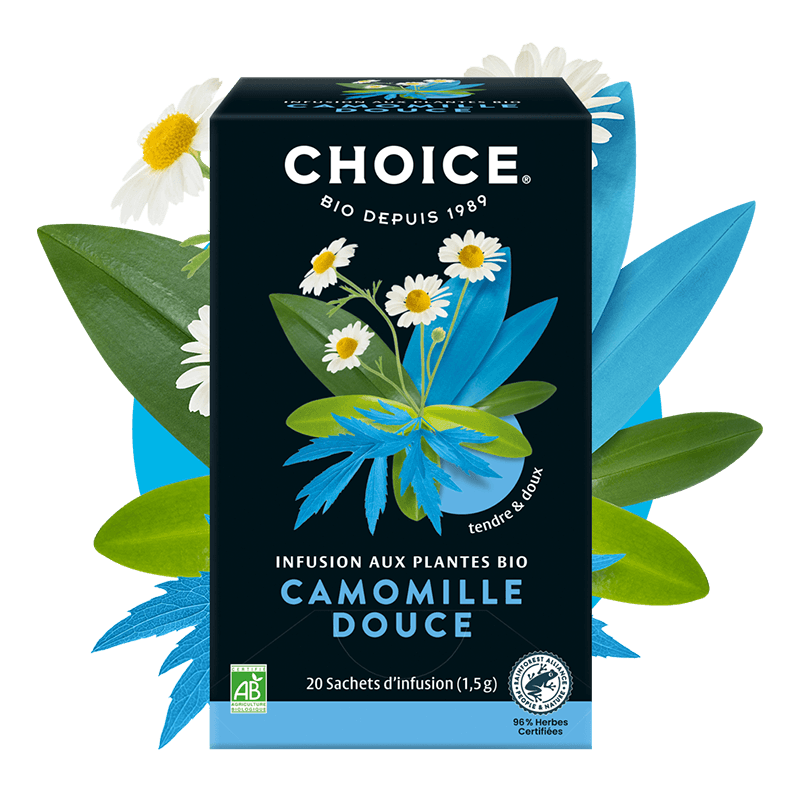 Choice -- Infusion bio camomille douce - 20 sachets