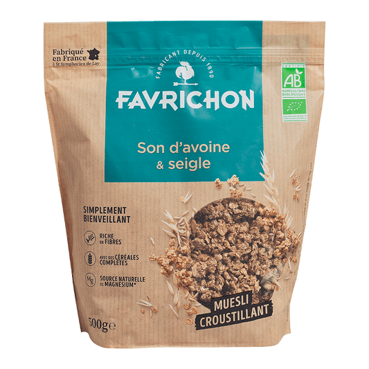 Favrichon -- Muesli croustillant son d'avoine & seigle - 500 g