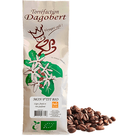 Les Cafés Dagobert -- Mon p'tit bio 100% arabica bio - grains - 1 kg