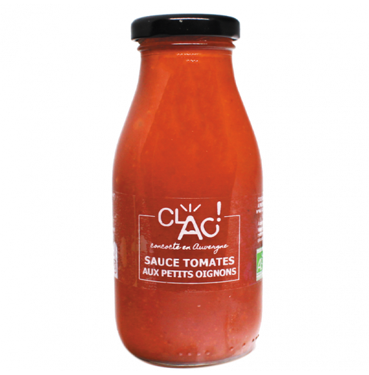 Clac -- Sauce tomate aux petits oignons bio - 250 g